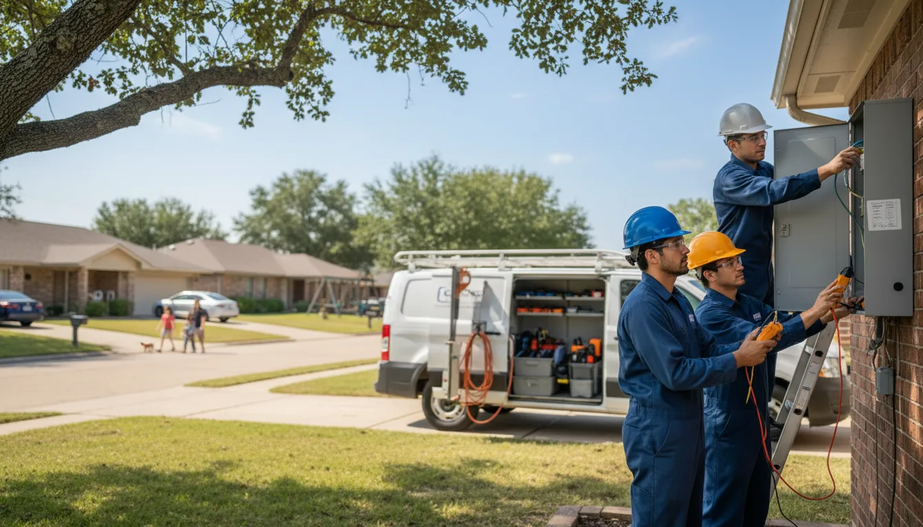 Certified electrician providing emergency electrical services in Magnolia, AL